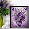 Floral&Butterfly Diamond Art Kits for Adults Beginners,DIY 5D Diamond Painting Flowers,Round Full Drill Gem Art for Adults,Diamond Dots Paintings Picture Crafts Home Wall Decor 12x16 in